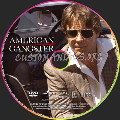 American Gangster dvd label