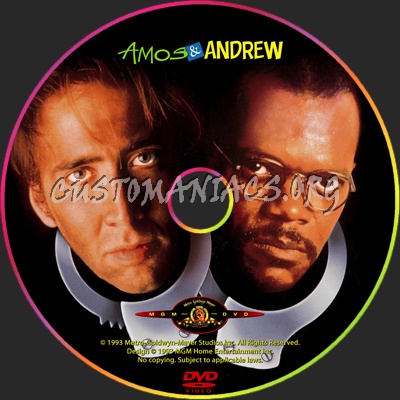 Amos & Andrew dvd label