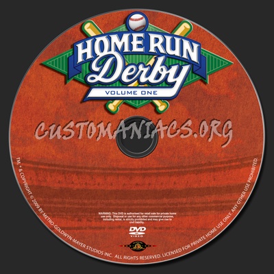 Home Run Derby dvd label