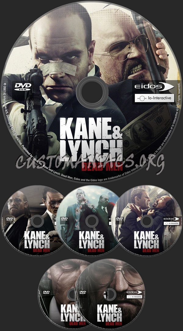 Kane & Lynch - Dead Men dvd label