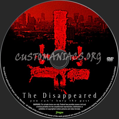 The Disappeared dvd label