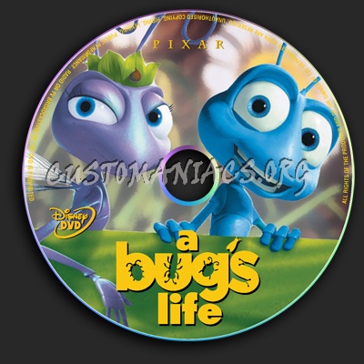 A Bug's Life dvd label