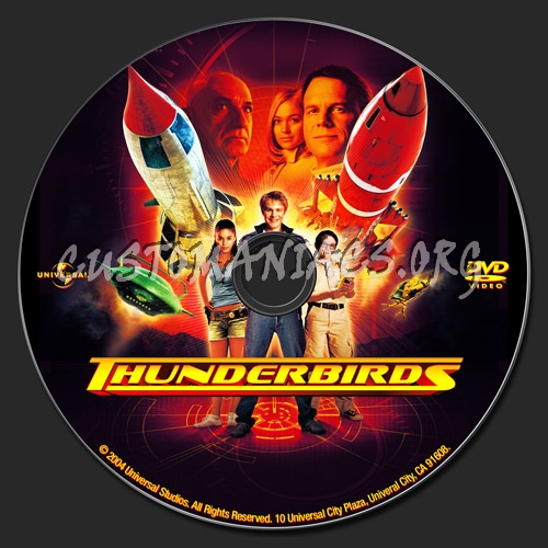 Thunderbirds dvd label