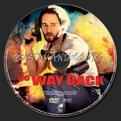 No Way Back dvd label