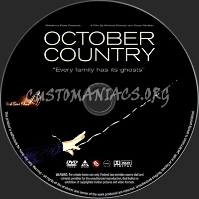 October Country dvd label