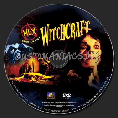 Witchcraft dvd label