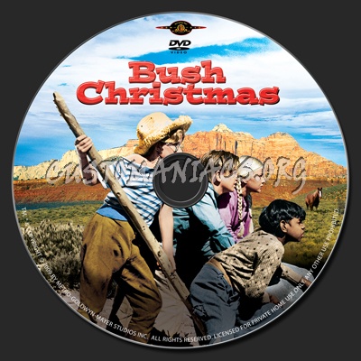 Bush Christmas dvd label