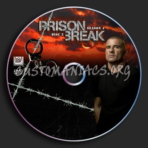 Prison Break : Season 4 : Disc 2 dvd label