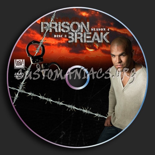 Prison Break : Season 4 : Disc 3 dvd label