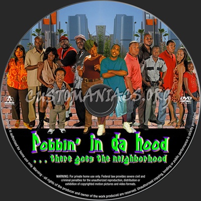 Robbin' in Da Hood dvd label