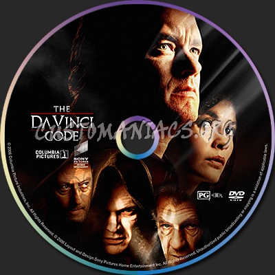 The Da Vinci Code dvd label