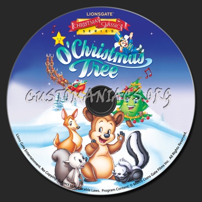 O Christmas Tree dvd label