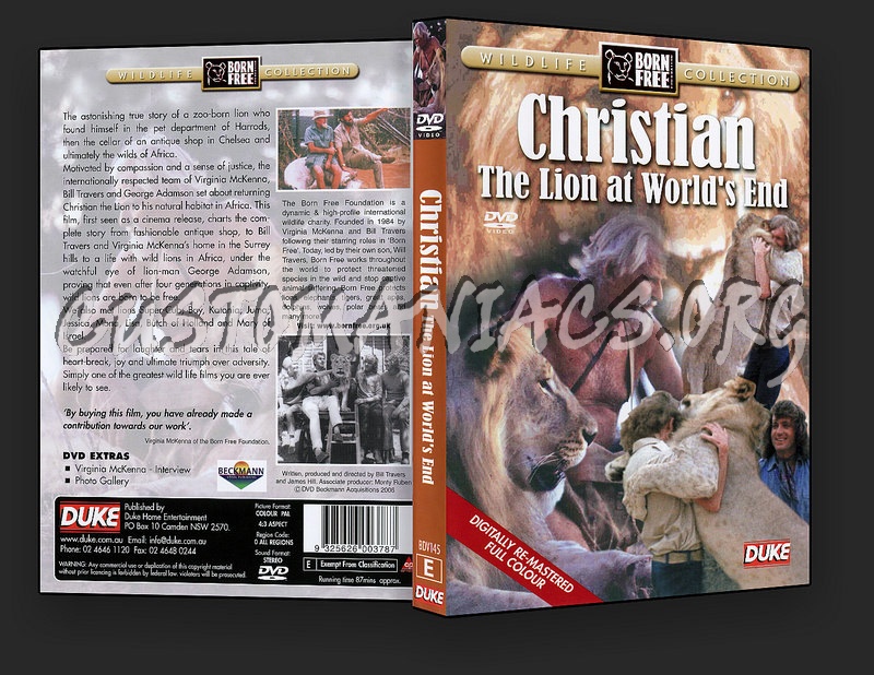 Christian The Lion At World's End dvd cover