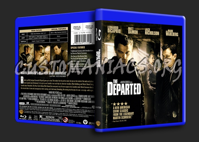 The Departed blu-ray cover