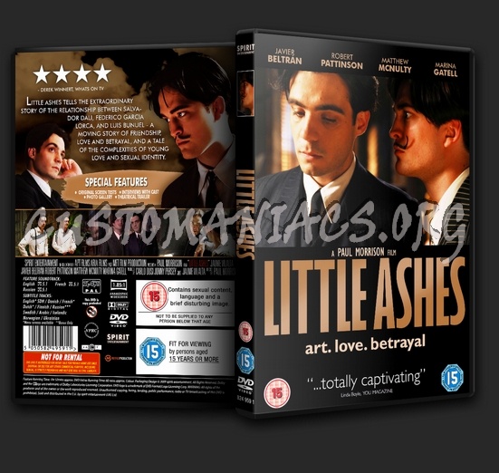 Little Ashes dvd cover