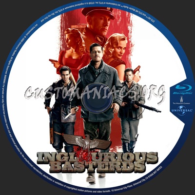 Inglourious Basterds blu-ray label