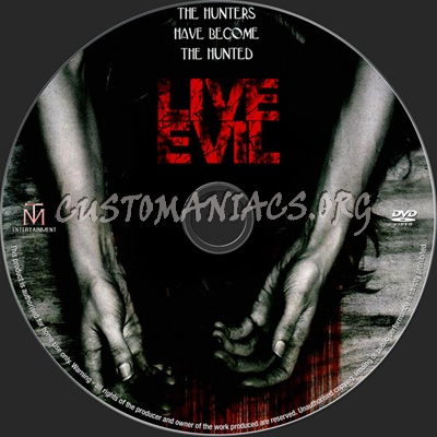 Live Evil dvd label