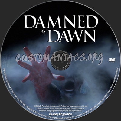 Damned by Dawn dvd label