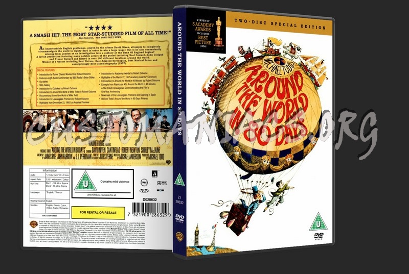 Michael Todd's: Around The World In 80 Days, 2 Disc Special Edition dvd cover