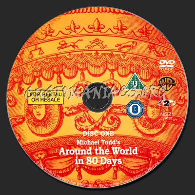 Michael Todd's: Around The World In 80 Days, 2 Disc Special Edition dvd label