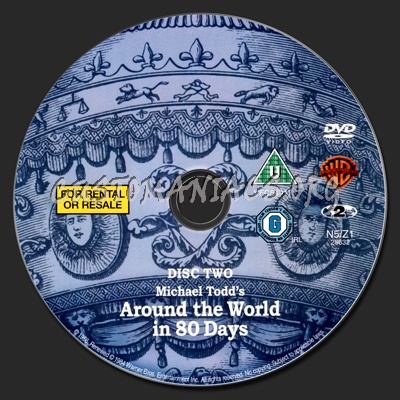 Michael Todd's: Around The World In 80 Days, 2 Disc Special Edition dvd label