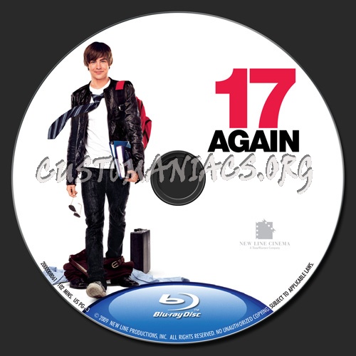 17 Again blu-ray label