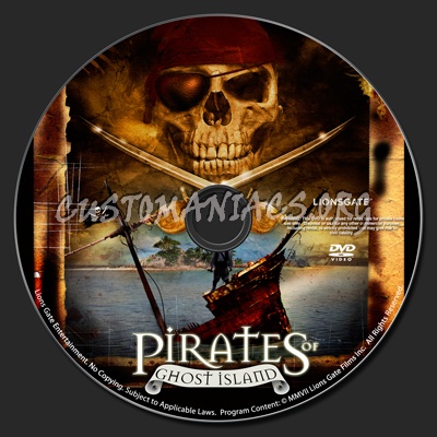 Pirates of Ghost Island dvd label