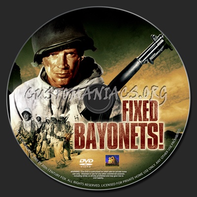 Fixed Bayonets dvd label