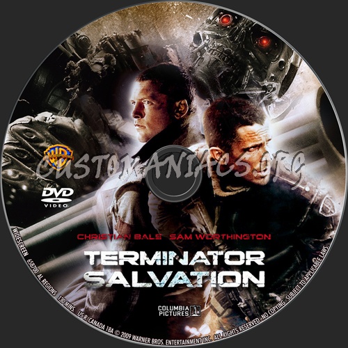 Terminator Salvation dvd label