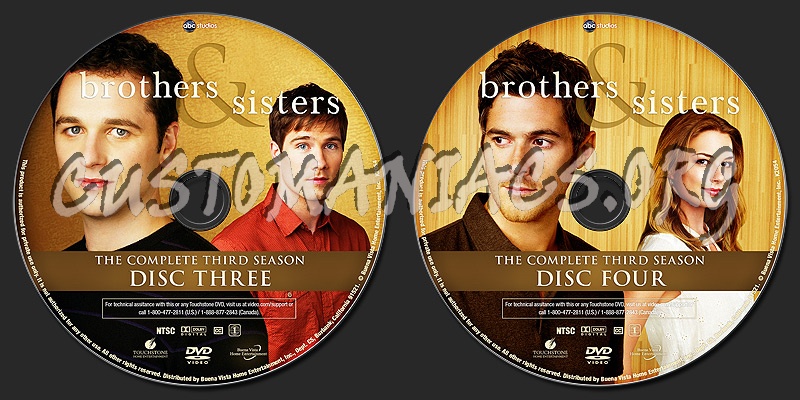 Brothers & Sisters - Season 3 dvd label