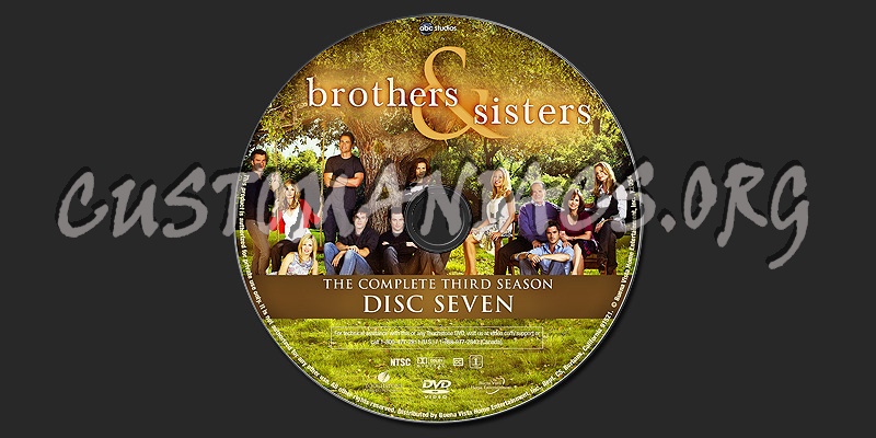 Brothers & Sisters - Season 3 dvd label