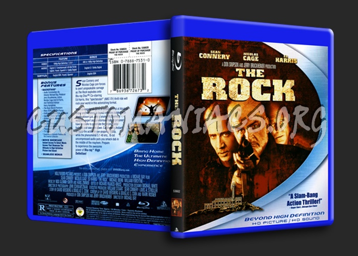 The Rock blu-ray cover