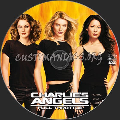 Charlie's Angels 1&2 dvd label