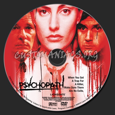 Psychopath dvd label