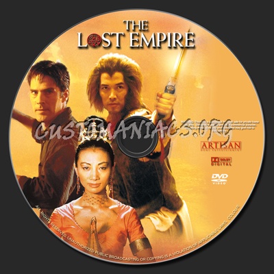 The Lost Empire dvd label