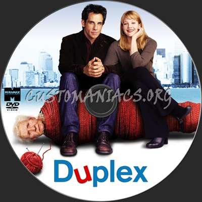 Duplex dvd label