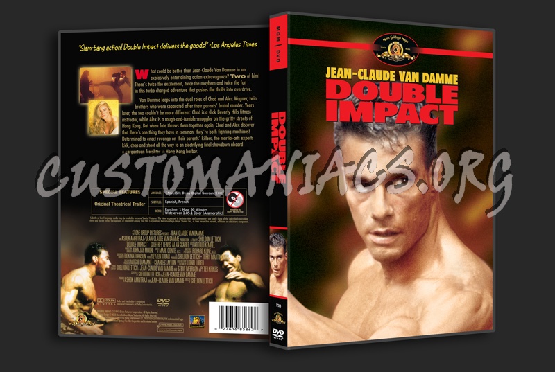 Double Impact dvd cover