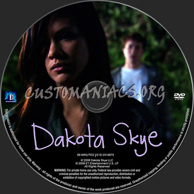 Dakota Skye dvd label