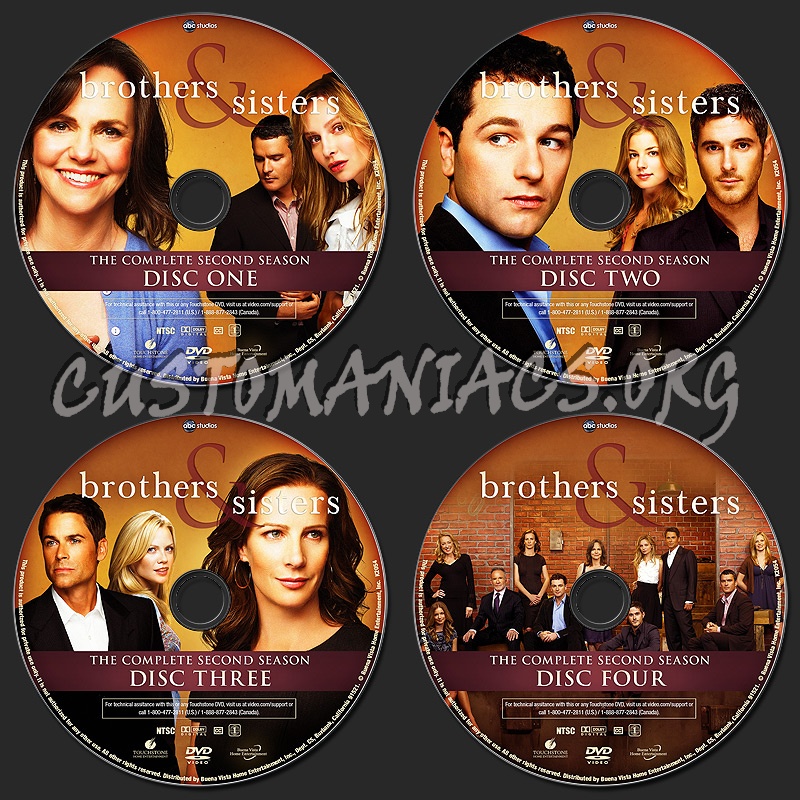 Brothers & Sisters - Season 2 dvd label