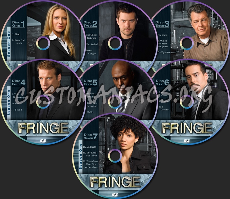 Fringe Season One dvd label