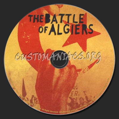 The Battle of Algiers dvd label