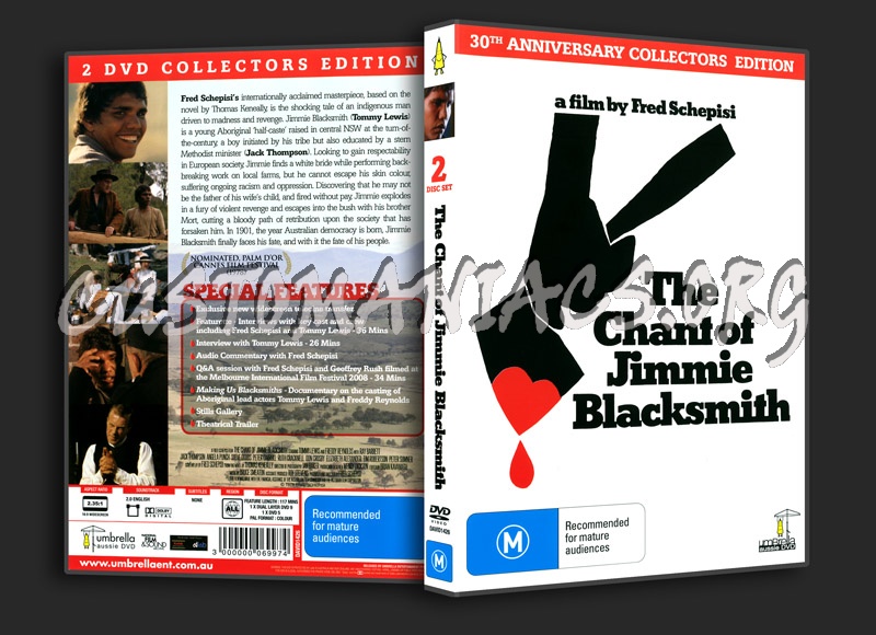 The Chant Of Jimmie Blacksmith dvd cover