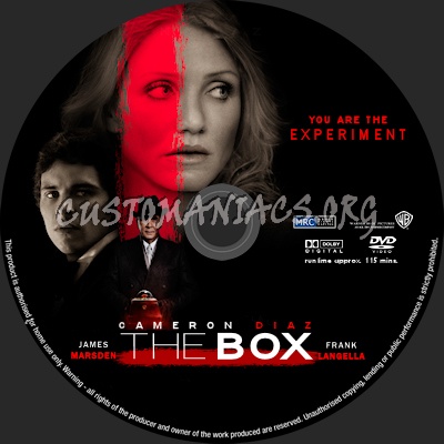 The Box dvd label