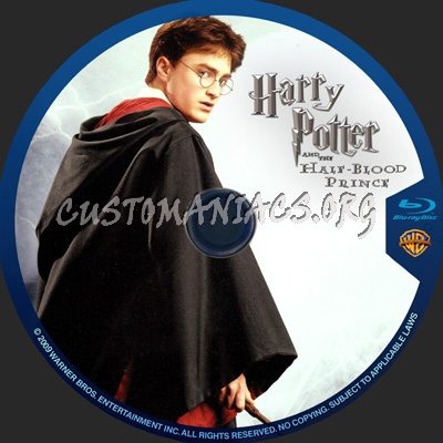 Harry Potter and the Half-Blood Prince blu-ray label