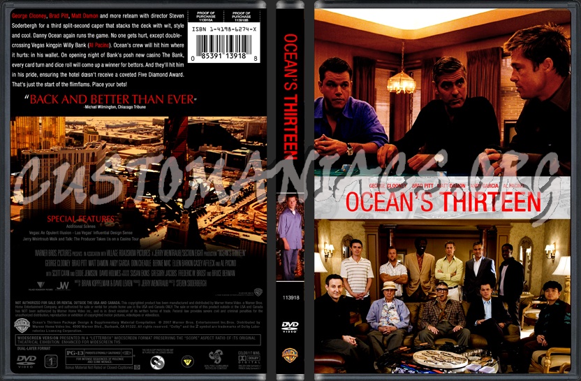 Ocean's Collection dvd cover