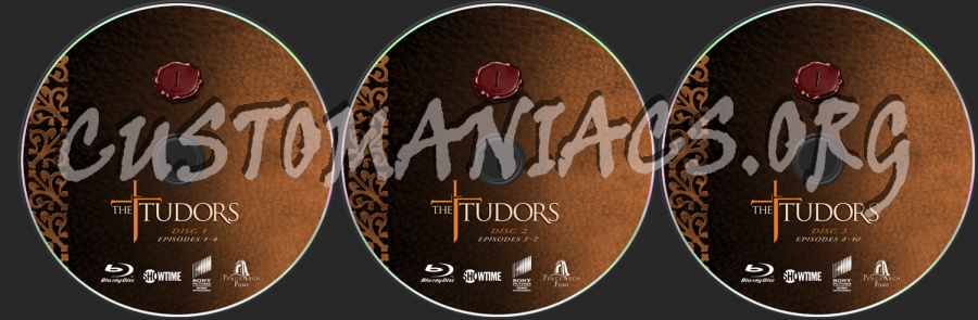 The Tudors Season 1 dvd label