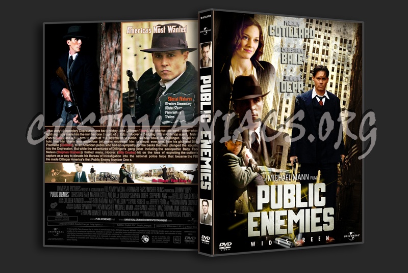 Public Enemies dvd cover