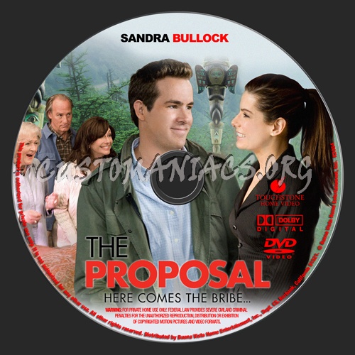 The Proposal dvd label