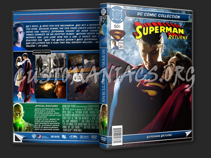 Superman DC Comic Collection dvd cover