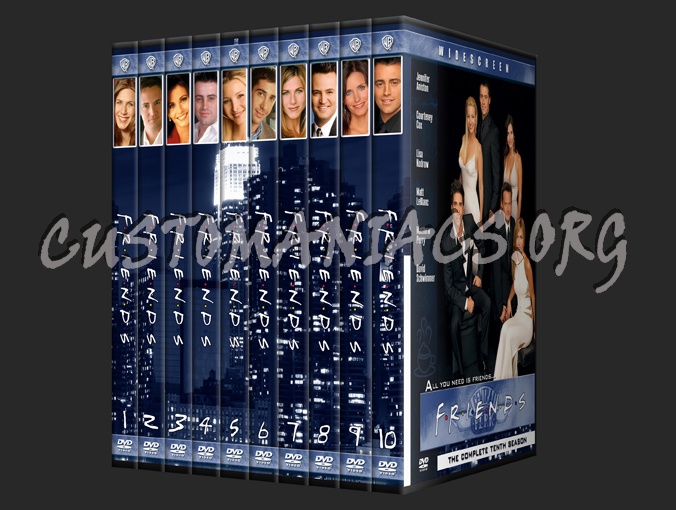 Friends 1 - 10 dvd cover